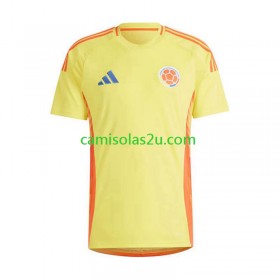 Camisolas de futebol Colômbia Copa America Equipamento Principal 2024 Manga Curta
